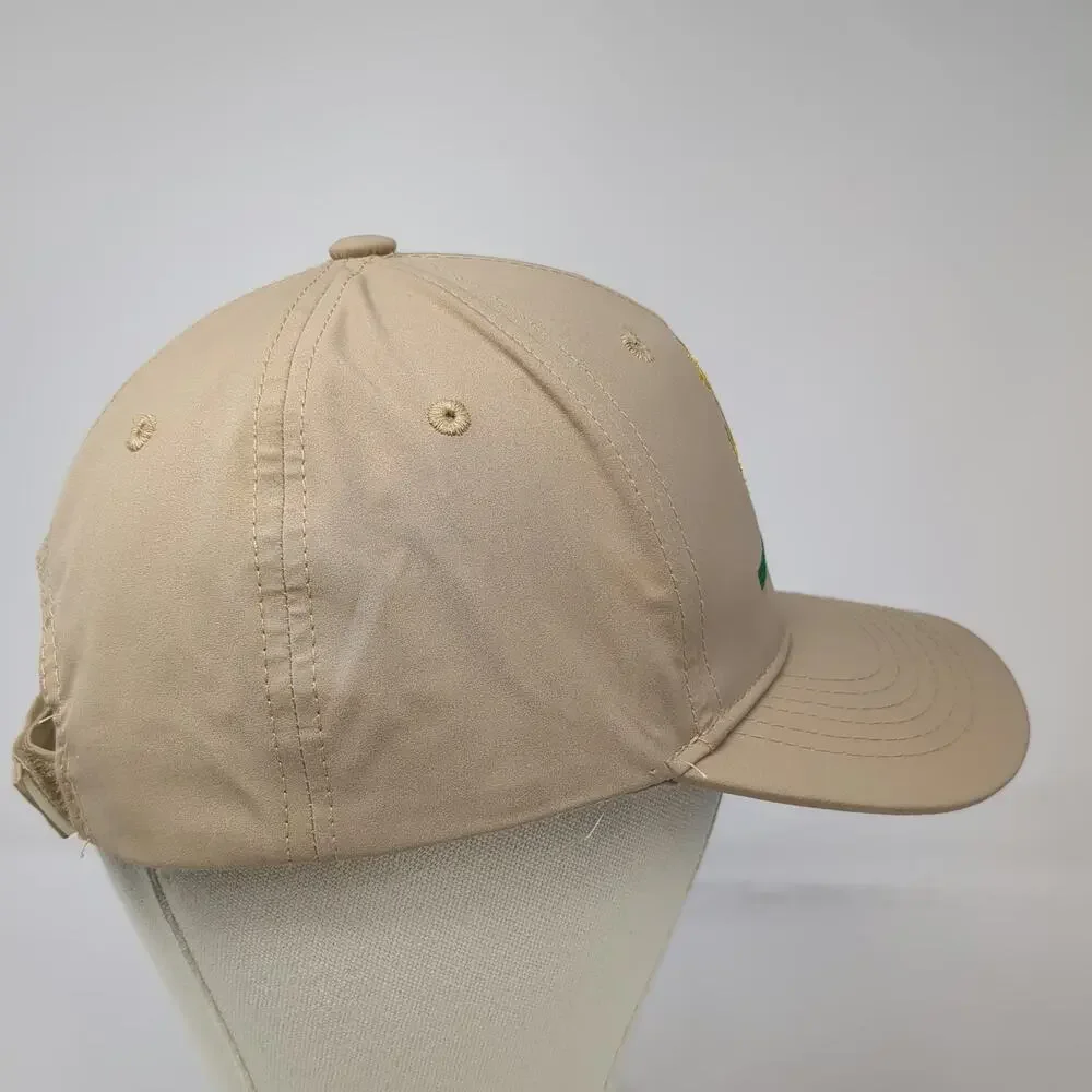 STB Select Baseball Cap Beige One Size Mexico Eagle Flag Strapback Polyester Hat